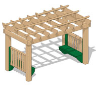 GARDEN ARBOR 5' H