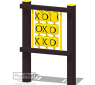 TIC TAC TOE PANEL - MINI (FREE STANDING)