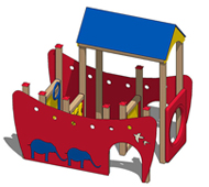 TODDLER NOAH'S ARK (CRAWL THRU)