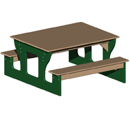 TABLE CLASSROOM TOD 16H X 32L